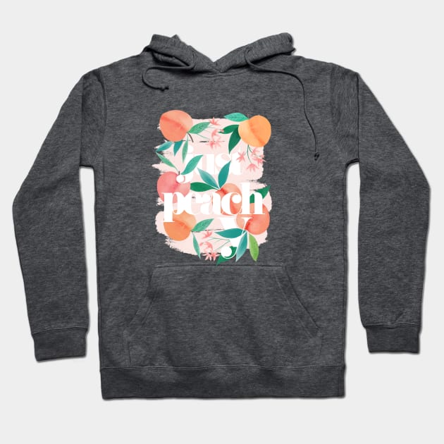 Just Peachy Hoodie by Michele Norris